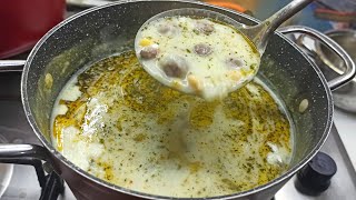Ev Halki Bu Çorbayi Hergün Yapmami İsti̇yor Köfteli̇ Buğdayli Nohutlu Yoğurtlu Çorba Tari̇fi̇