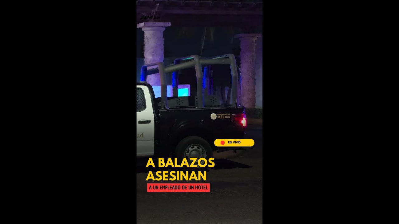 A balazos asesinan a un empleado de un motel en Culiacan