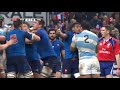 La plus drle bagarre de rugby dans les vestiaires france vs argentine