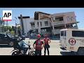 Scenes of destruction in the Philippines as death toll rises after 7.8 earthquake