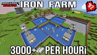 I BUILD An Epic Iron FARM In Minecraft Hardcore episode (2) #minecraft 