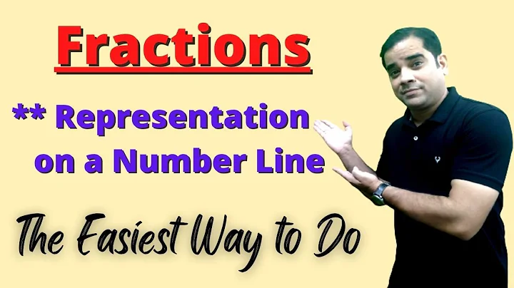 How to Represent Fractions with Different Denominators on Number Line | Fraction number line