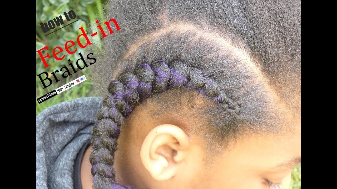 How to FEED IN BRAIDS. Most Natural Look have EVER SEEN