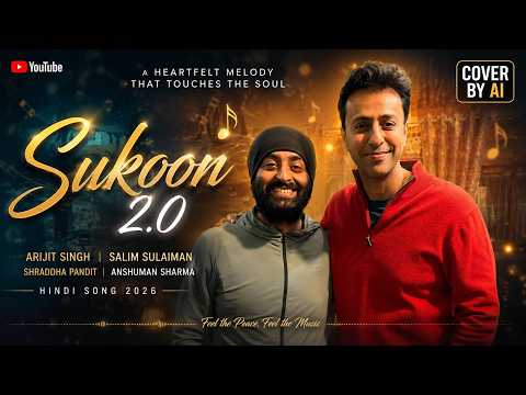 Sukoon 2.0 (AI Cover) | Arijit Singh | Salim Sulaiman | Hindi Song 2026