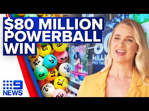 Melbourne dad wins $80 million Powerball jackpot | 9 News Australia