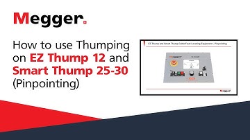 How to use Thumping on EZ Thump 12 and Smart Thump 25-30 (Pinpointing)