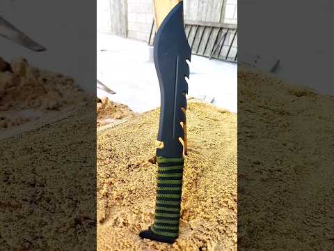 فيديو رائع لصناعة خنجر عسكري