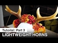 Sculpting and Mold Making Part 3: Lightweight Horns