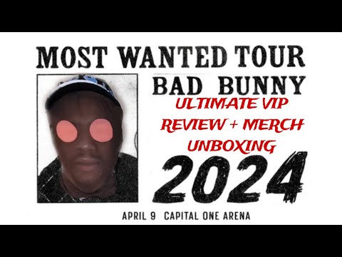 Bad Bunny Washington Dc! Ultimate Vip Review Merch Unboxing