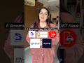 Best 5 GOVERNMENT APPS You Must Have ✅ #shorts