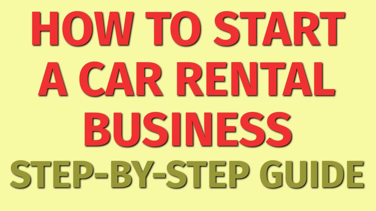 rental car company business plan
