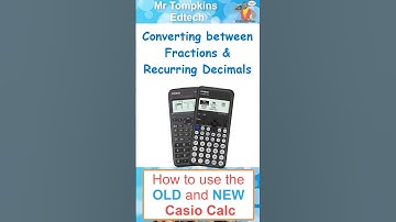 Convert between Fractions and Recurring Decimals | FX-83GT X / FX-83GT CW / FX-85GT X CW (#shorts)