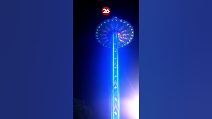 Impactante: así se desprendió un juego en parque de diversiones en la India