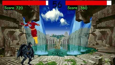 PyGame Justice League Fighting 2D #pygame #fightinggame