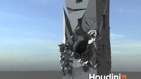 Houdini Building Collapse