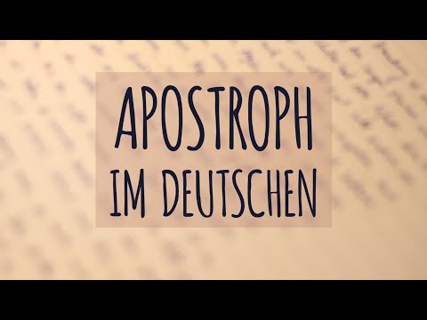 Video: Haben Kunden ein Apostroph?