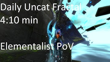 Gw2 [qT] Daily Uncategorized Fractal(T4-79) 4:10 min | Elementalist PoV