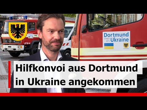 Hilfskonvoi aus Dortmund ist in der Ukraine angekommen