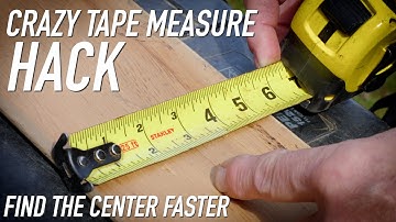 How to Find the Center of Any Board Super Fast!