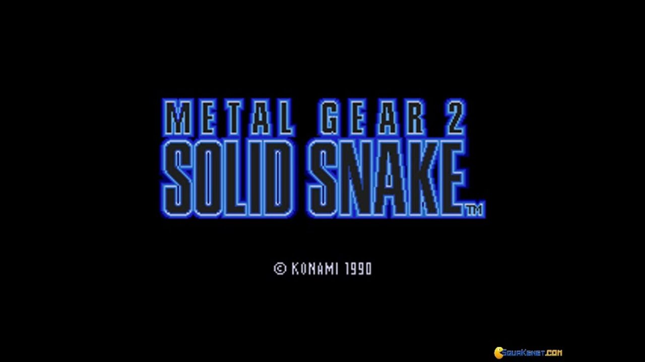 Metal Gear 2: Solid Snake (Video Game 1990) - IMDb