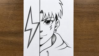 Easy Anime Boy Drawing With Special Powers