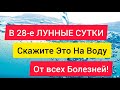 13 Ноября Скажите Это на Воду. От болезней