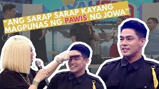 Vice Ganda, pinunasan ang pawis ni Ion!