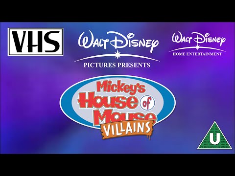 Opening to Mickeys House of Villains UK VHS (2002)  @tppercival5295