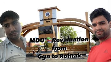 MDU Revaluation 📚🙏🏻Gurugram to Rohtak #mdu #trending #vlogs #exams #rohtak #university