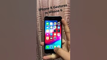 iphone X gestures in IPhone 6 #apple #iphone6 #jailbreak #iphone12 #ios #checkra1n