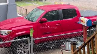 Chaos in Colorado Today! Brutal Apple Size Hail Destroys Homes, Cars ini Nebraska