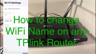 How to change WiFi name on any TP-Link Router