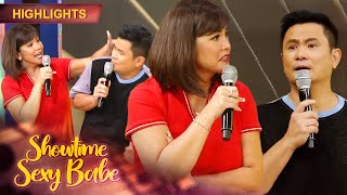 Regine visits the It's Showtime studio to confront Ogie | It's Showtime Sexy Babe