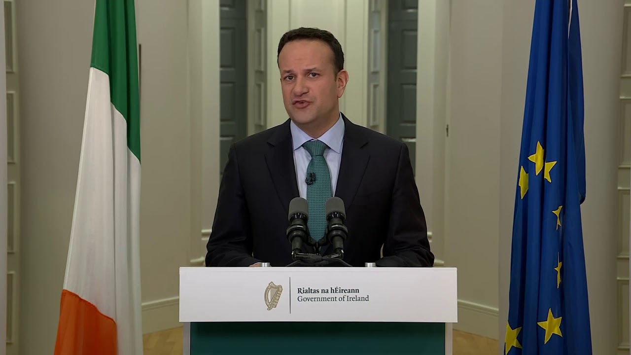 Ministerial Broadcast by Taoiseach Leo Varadkar about the Covid-19 pandemic