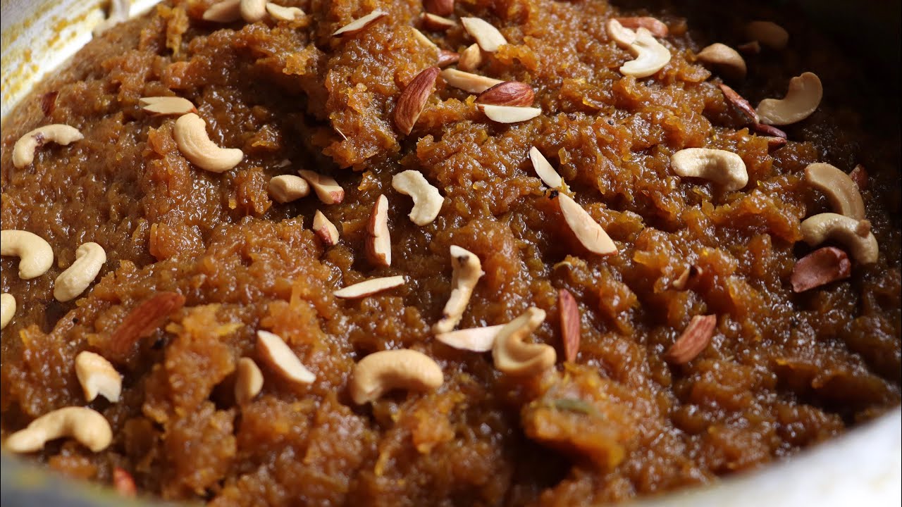 Cooking 5 kgs of pumpkin halwa | kaddu Ka halwa recipe - YouTube