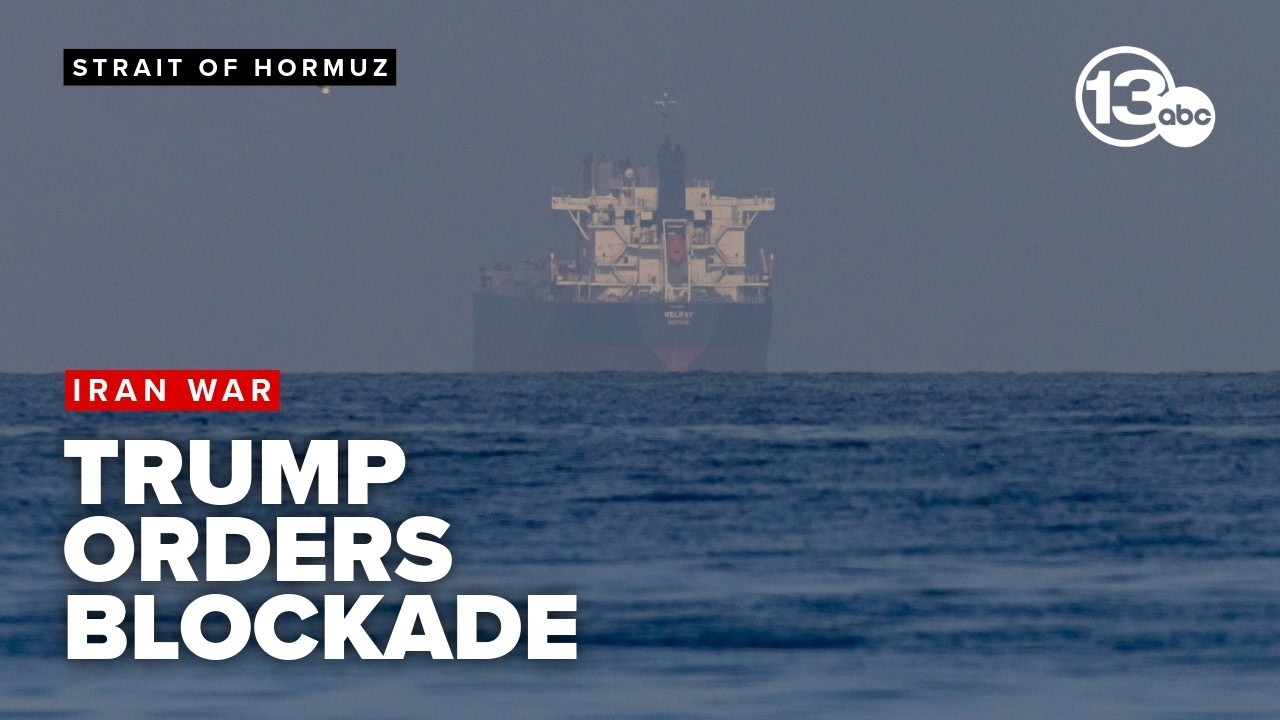 Oil prices rise as Trump orders U.S. blockade of Iranian ports - YouTube