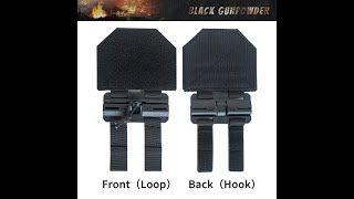Black Gunpowder Quick Release Magnetic Buckle Cummerbund Conversion