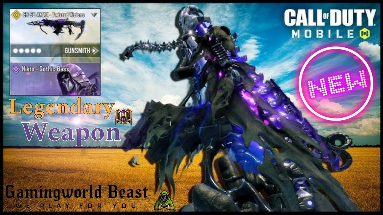 CR-56 AMAX Twisted Visions LEGENDARY Gameplay 🔥 | Call of Duty Mobile Domination!