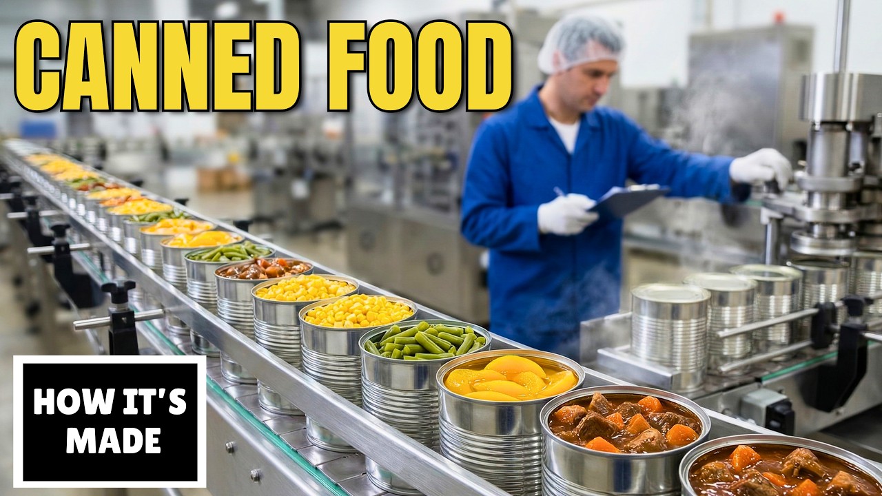 How Canned Food Is Made - And Why It Was Invented for War
