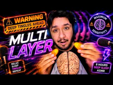 ASMR BRAIN TINGLES WITH MAGIC FINGER Multilayer 8 hours