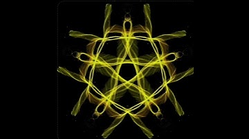 yellow animation effect in 3d background flower effect (2)