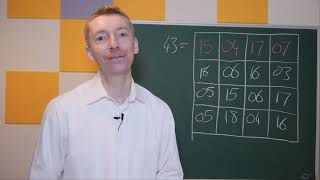 How to make a Birthday Magic Square