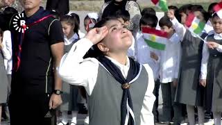 DUHOK - Kürdistan Bölgesi'nin Duhok kentinde 2019-2020 eğitim öğretim yılı milli marşla başladı