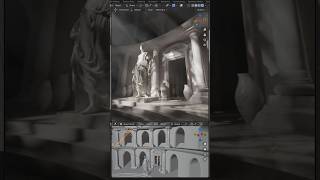 Cinematic Lighting Tips #blender3d #tutorial #environment #gameassets #architecture