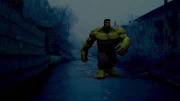 3d hulk hero - rigging and 3d character animation