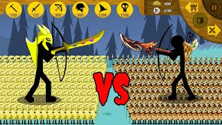 999 ARCHER GOLDEN VS 999 ARCHIDON SAVAGE VS FINAL BOSS | STICK WAR LEGACY | STICK MASTER