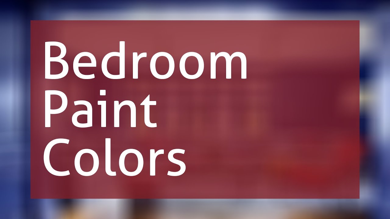 Bedroom Paint Colors With Light Brown Furniture YouTube