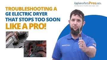 How To Troubleshoot a GE Dryer That Stops Too Soon