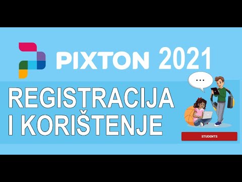 Pixton 2021 - registracija i korištenje