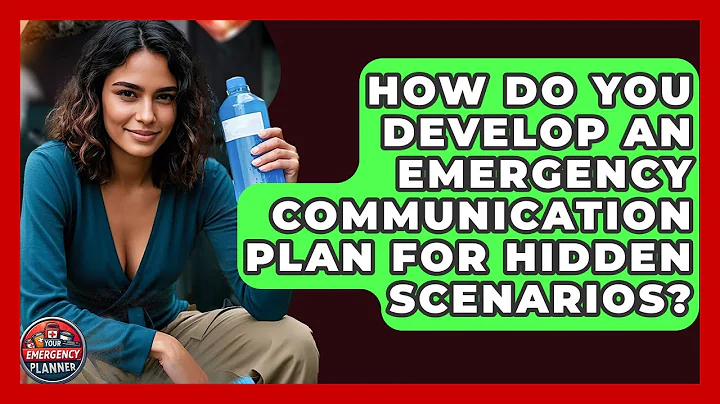 How Do You Develop An Emergency Communication Plan For Hidden Scenarios? - Your Emergency Planner